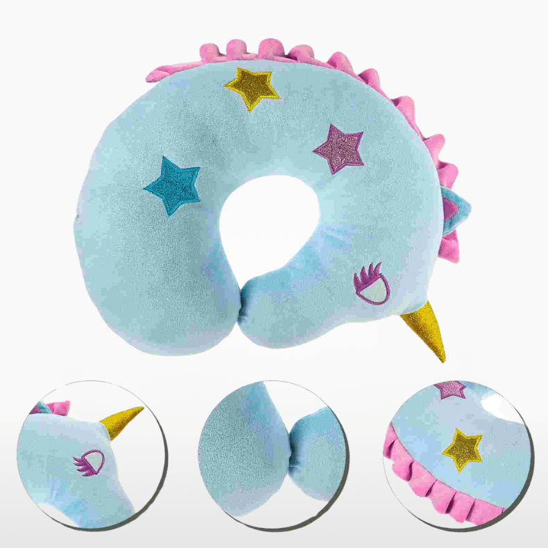 Coussin de Voyage Licorne pour Enfant - Travuria